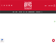 Tablet Screenshot of cletoreyesboxing.com